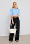 Lorin Bowknot Detailed Soft Leather Look Large Volume Women's Shoulder Bag - 8