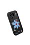 Oppo Find X9 Pro 5g Compatible Black Silicone Case Colorful Flower Pattern Camera Protected Shock Absorbing - 3