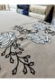 Embroidered Voile Fabric with Embroidered Hem – Floral Patterned Skirt Fabric - 2