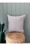 Ecru Bronze Glitter Throw Pillow Cover Pattern 1