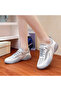 Women's Gray Mesh Sneakers - 2