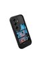 Samsung Galaxy S25 Plus Compatible Black Silicone Case Three-Compartment Palm Sunset Landscape Pattern Camera Protection Shock Absorbing - 3