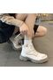 Women's Gray High-Top Sneakers