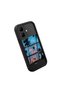 Infinix Smart 10 Compatible Black Silicone Case Three-Compartment Palm Sunset Landscape Pattern Camera Protection Shock Absorption - 3