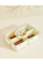 White Rectangle Snacks Serving Tray Set (6 Piece) - 2