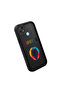 Realme C21 Compatible Black Silicone Case Hipster Colorful Deer Pattern Camera Protected Shock Absorbing - 3