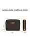 Women's Monogram Belle Small Card Wallet (Choco) - 7