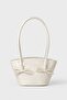 Lorin Bowknot Detailed Soft Leather Look Large Volume Women's Shoulder Bag