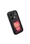 Redmi Note 14S Compatible Black Silicone Case Pixel Kitty Heart-Dot Pattern Camera Protected Shock Absorbing - 3