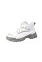 Women's Gray High-Top Sneakers - 2