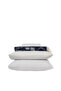 Muna Double Jacquard Blanket & Sheet Set Navy Blue - 3