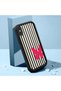 iPhone X/Xs Compatible Black Silicone Case with Black and White Stripes Butterfly Pattern Camera Protection Shock Absorbing - 2