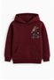 Boy's Hooded Printed Sweatshirt – Casual Hoodie with Kangaroo Pocket - 2