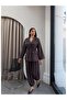 Drawstring Belted Jacket and Trousers Set