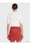 Beli Zippered Corduroy Mini Skirt - 4
