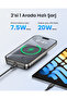 10.000 mAh 20W Magsafe Wireless Kablosuz Hızlı Powerbank, Siyah, 25919 - 6