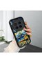 Vivo X300 Pro Compatible Black Silicone Case Starry Night Train and Castle Pattern Camera Protected Shock Absorbing