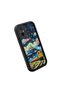Redmi 12C Compatible Black Silicone Case Starry Night Train and Castle Pattern Camera Protected Shock Absorbing - 3