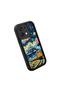 Oppo A6 Pro 4G/5G Compatible Black Silicone Case Starry Night Train and Castle Pattern Camera Protected Shock Absorbing - 3