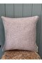 Bohemian Milk Brown Throw Pillow Cover - 2
