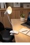 Clip-On Led Desk Lamp – Flexible Neck, Touch Control, Adjustable Reading and Study Lamp, White