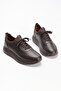Genuine Leather Men's Walking Shoes Casual Comfort Stretch Structure Laceless Use Orthopedic Daily Comfortable Sole Brown Sneaker - 7