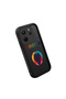 Redmi Note 14 4g Compatible Black Silicone Case Hipster Colorful Deer Pattern Camera Protected Shock Absorbing - 4