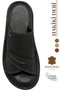 Genuine Leather Men's Slippers - Genuine Leather Men's Slippers with Soft Thick Soles, Syringe Smoked - 3