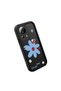 Mi 13 Lite Compatible Black Silicone Case Colorful Flower Pattern Camera Protected Shock Absorbing - 3