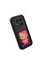 Redmi Note 14 Pro 4g Compatible Black Silicone Case Pixel Kitty Heart-Dot Pattern Camera Protected Shock Absorbing - 4