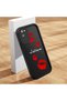 Samsung Galaxy S20 Fe 4G/5G Compatible Black Silicone Case Red Lipstick Pattern Camera Protected Shock Absorbing - 2