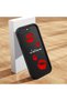 iPhone 7 Plus/8 Plus Compatible Black Silicone Case with Red Lipstick Pattern, Camera Protection, Shock Absorption - 2