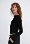 Kayık Yaka Basic Blouse B1888 - 4