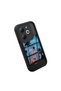 Tecno Spark 20/20C Compatible Black Silicone Case Three-Compartment Palm Sunset Landscape Pattern Camera Protection Shock Absorption - 3