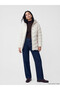 Özmarka New Season Beige Hooded Women's Puffer Coat - 2
