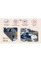 Sdt Blue Circles Patterned Modern Woven Base Decorative Carpet Sdtamour4077 - 6