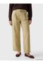 Ozmarka New Season Brown Belted Wideleg Women's Cargo Jean Trousers - 2