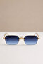 Asaf Ii Night Blue Premium Uv400 Sunglasses |   Case and Cleaning Cloth Gift Set - 4