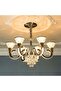 Casablanca 2-Tier 12-LED Modern Crystal Chandelier with Remote 3 Color Dimmable Light Chrome 80 cm - 4