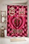 Red Cherries Patterned Shower Curtain, Bathtub Curtain 175X200Cm
