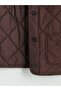 Baklava Patterned Oversize Women's Inflatable Coat - 7