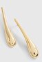 7 cm Gold Drop Earrings - 5
