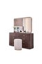 Jacksonville 6 Drawer Dresser With Mirror And Stool Brown/Gold - 3