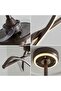 Diana LED Ceiling Fan Chandelier with Remote Control 3 Color Dimmable Light Gold - 4