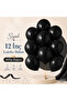 Pastel Black Latex Balloon 12 Inch 10 Pieces Birthday Engagement Wedding Party Decoration Balloon