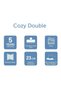 V2 Cozy Double Medical Mattress 150x200x23, Interior Furniture For Family Living Spaces - 5