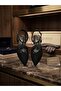 New Season Lace and Embroidery Detailed 3cm Thick Heel Shoes - 3