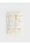 Lcw Home Ecru Bowknot Embroidered Cotton Towel Set of 2 - 2