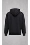 Men's Black 3-Thread Hooded Sweatshirt with Kangaroo Pocket - 5
