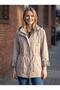 Women's Plus Size Spring Beige Trench Coat 80 cm - 6